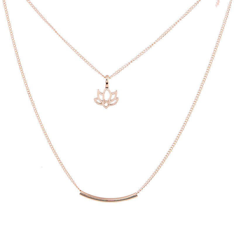 Lotus Flower Necklace - Good Karma - Autumn Dusk Spirits