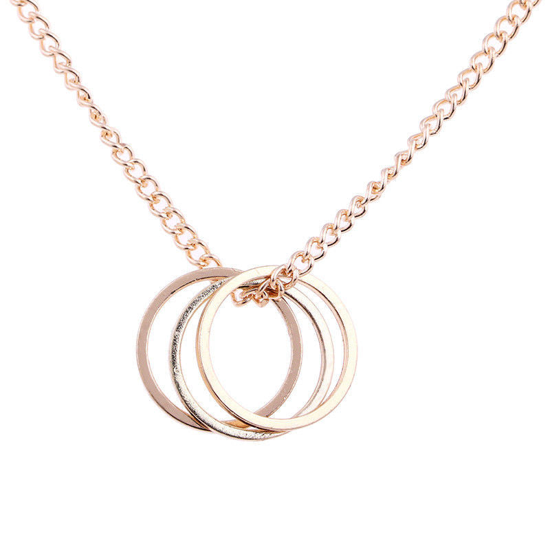 Three Ring Necklace - Karma - Autumn Dusk Spirits