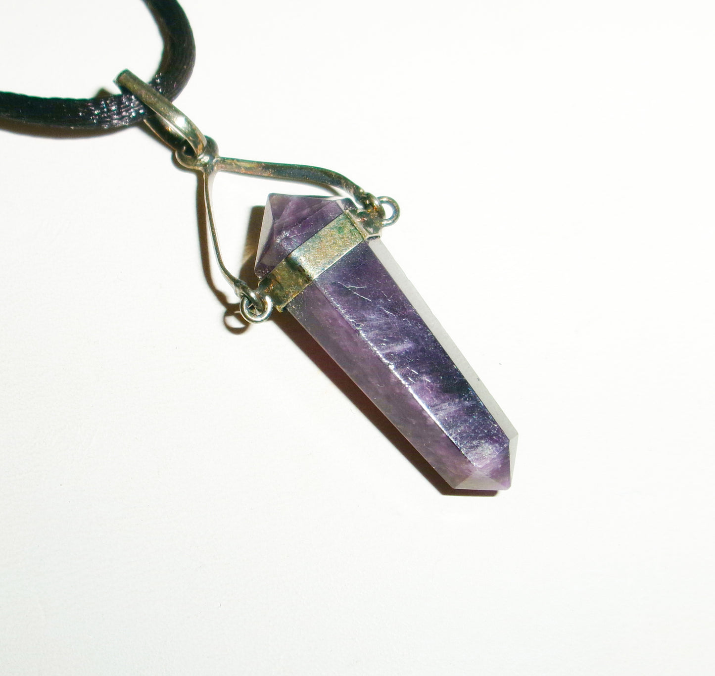 Fascinating Dominant American Werewolf – Amethyst Point Pendant