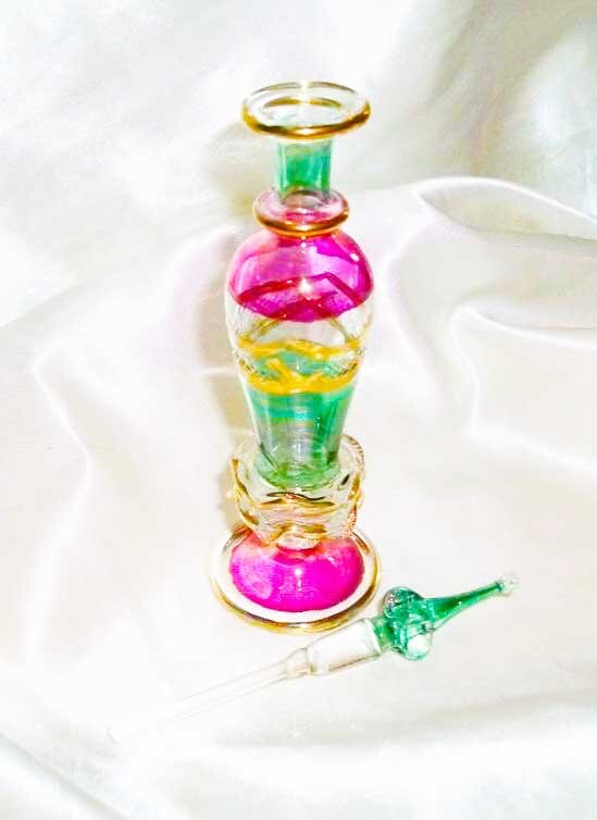 Exceptional Beautiful Turkish Goddess Djinn – Lovely Hand-Blown Glass Bottle or Direct Bind