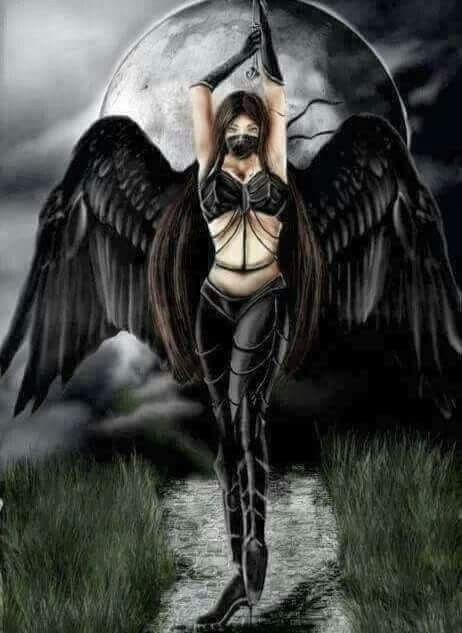 Gorgeous Passionate Dark Female Fallen Angel – Pendant, Direct or Remote Bind