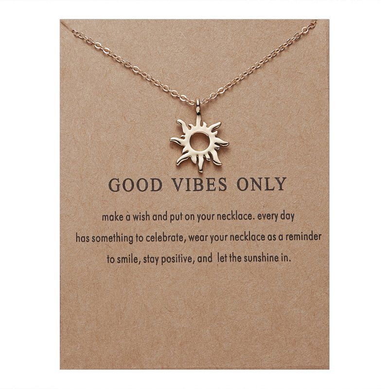 Sunshine Necklace - Good Vibes - Autumn Dusk Spirits