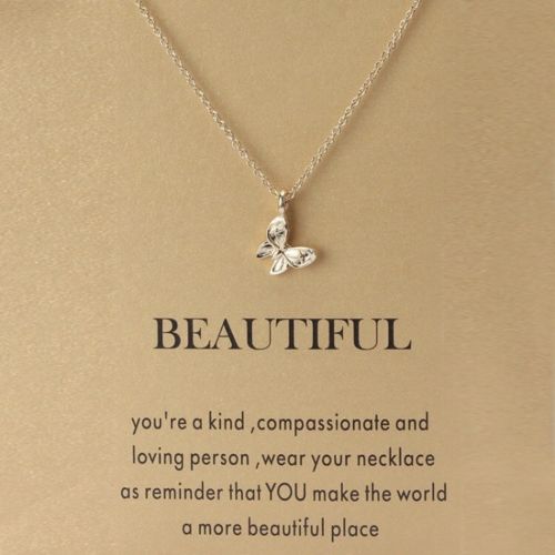 Beautiful Butterfly Necklace - Autumn Dusk Spirits